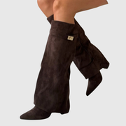 Brown Suede