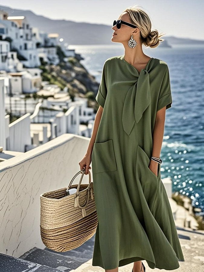 Mireille | Flowing Cotton Summer Dress