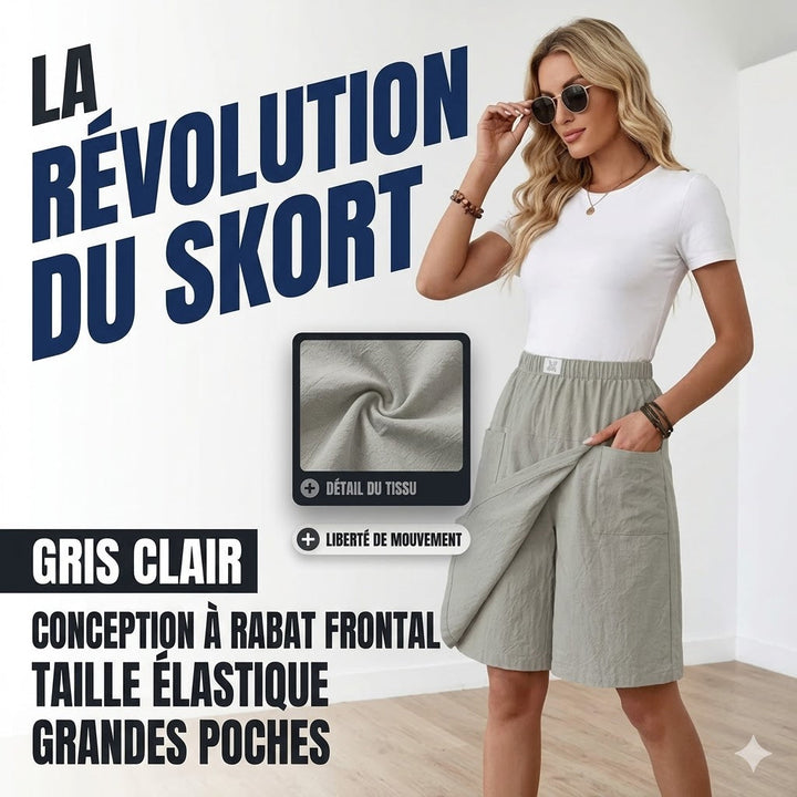 Libertine | Elastic-Waist Pocket Skort