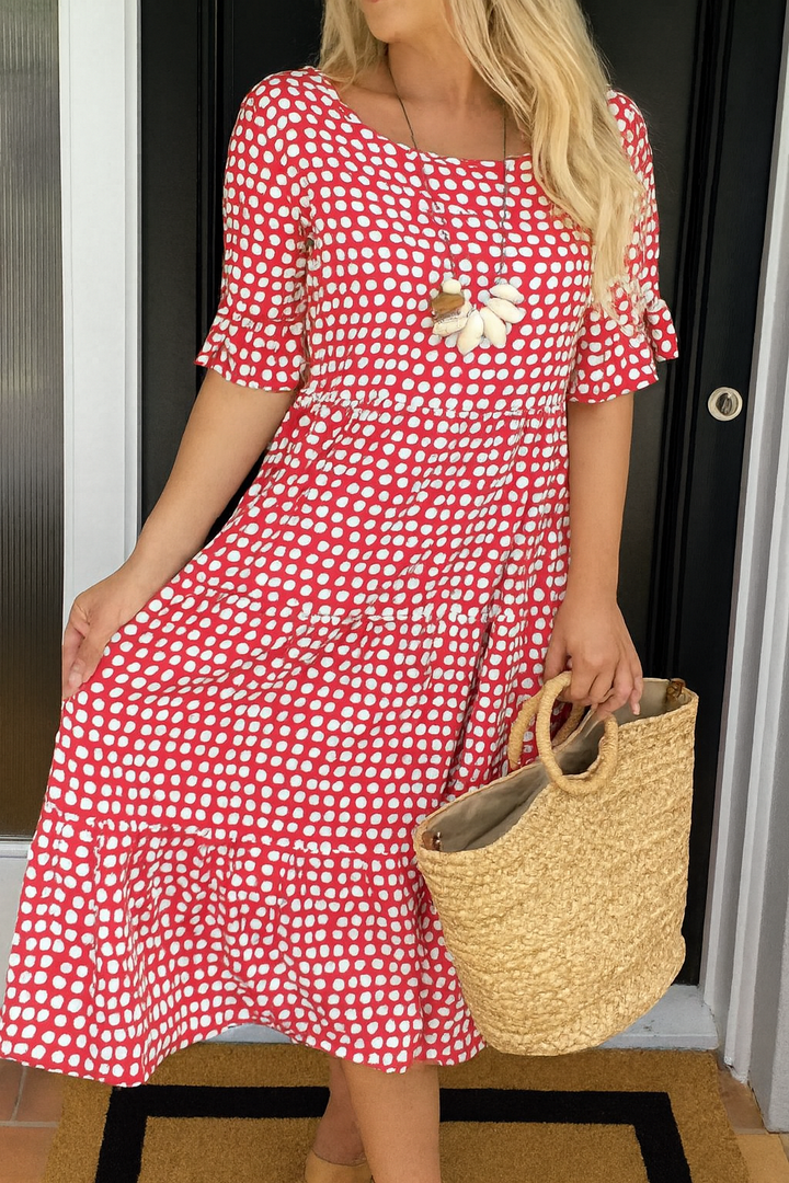 Noemie | Flowing Elegant Midi Dress