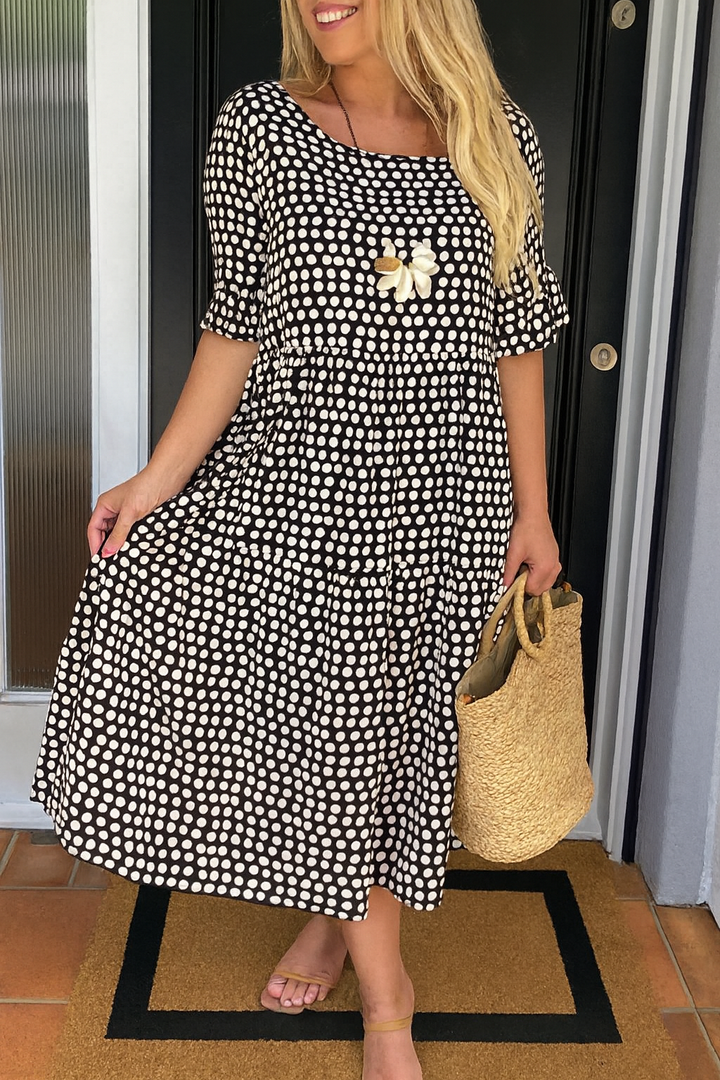 Noemie | Flowing Elegant Midi Dress