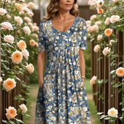 Light blue floral