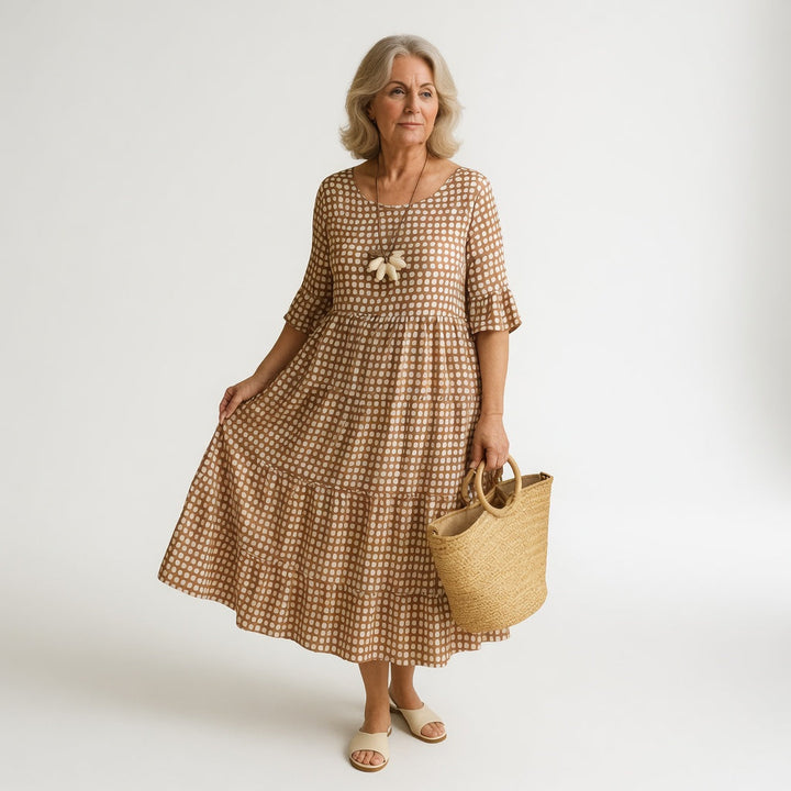 Noemie | Flowing Elegant Midi Dress