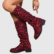 Red Leopard Print