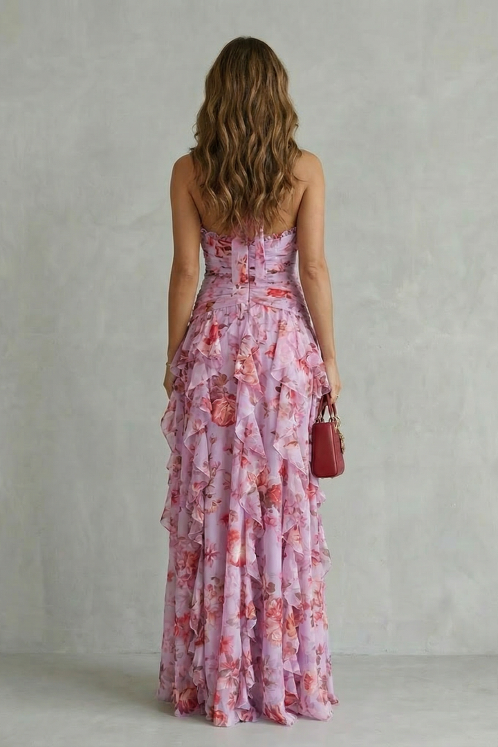 Camila | Elegant Halter Maxi Dress