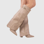 Beige Suede