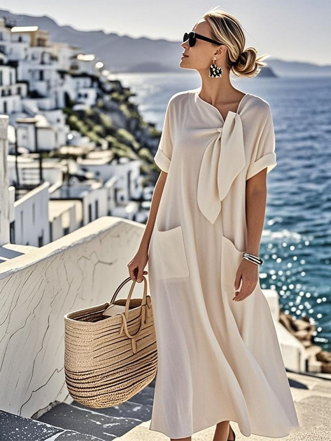 Mireille | Flowing Cotton Summer Dress