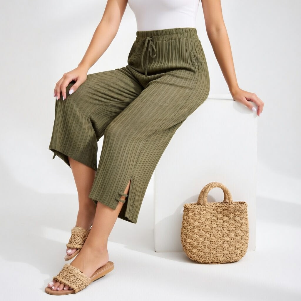 Laureline | Elegant Wide-Leg Summer Trousers
