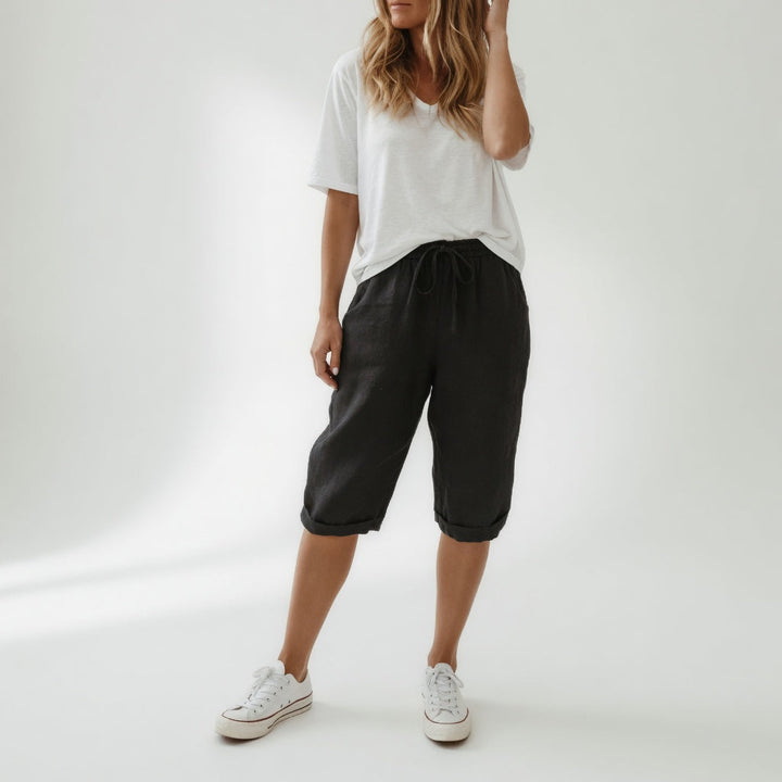 Fernande | Relaxed Cotton Bermuda Shorts