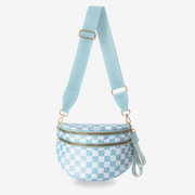 Sky Blue Checkered