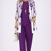Purple & White