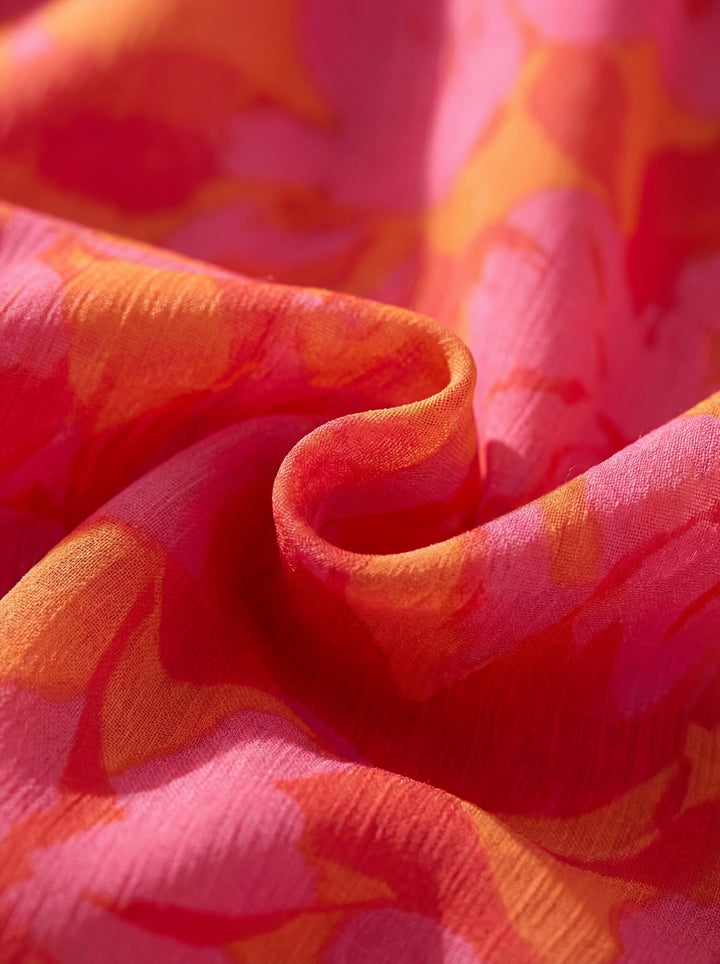 Olvera | Vibrant V-Neck Maxi Dress