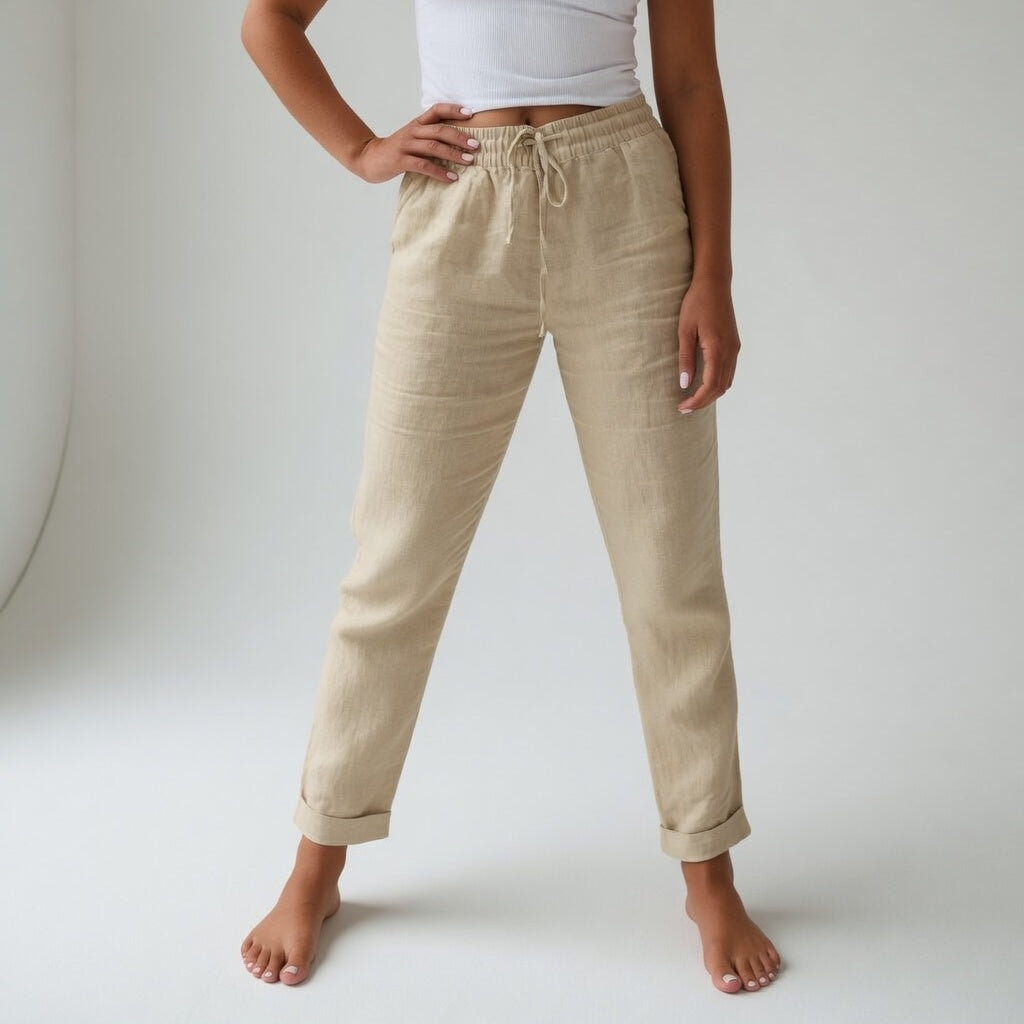 Albertine | Flowing Cotton Trousers