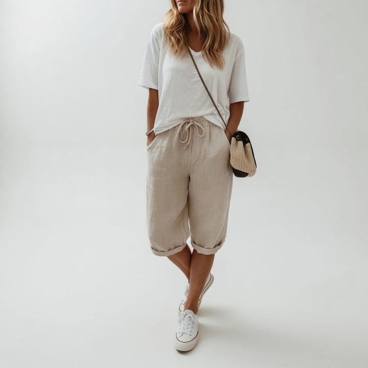 Fernande | Relaxed Cotton Bermuda Shorts