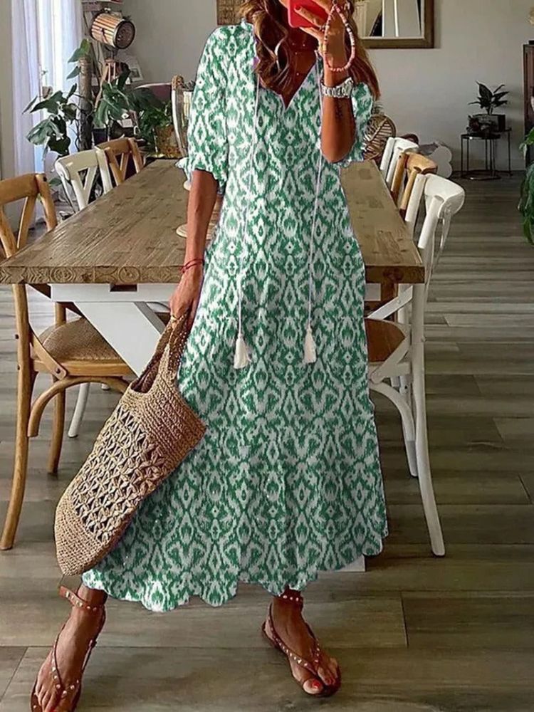 Elodie | Floral Velvet Maxi Dress