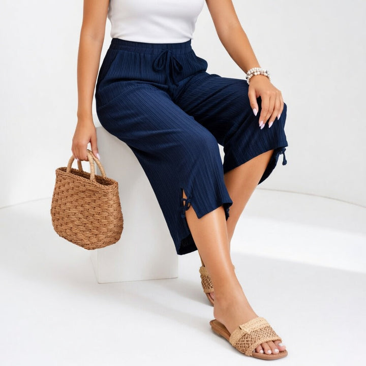 Laureline | Elegant Wide-Leg Summer Trousers