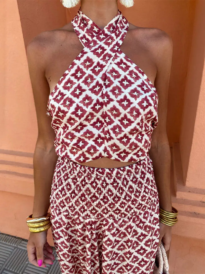 Iglesias | Elegant Off-Shoulder Two-Piece Set