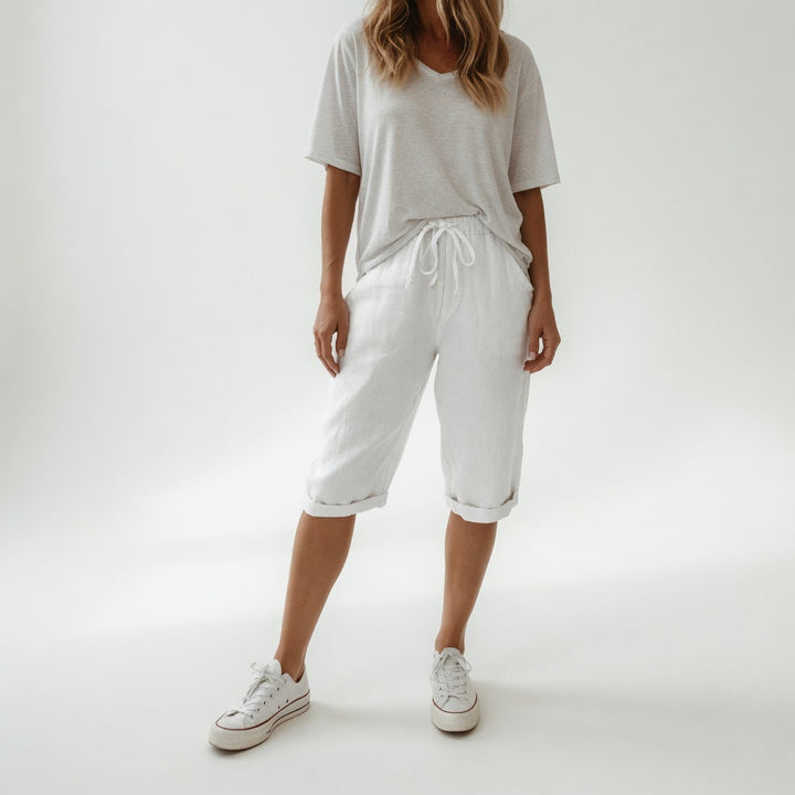Fernande | Relaxed Cotton Bermuda Shorts