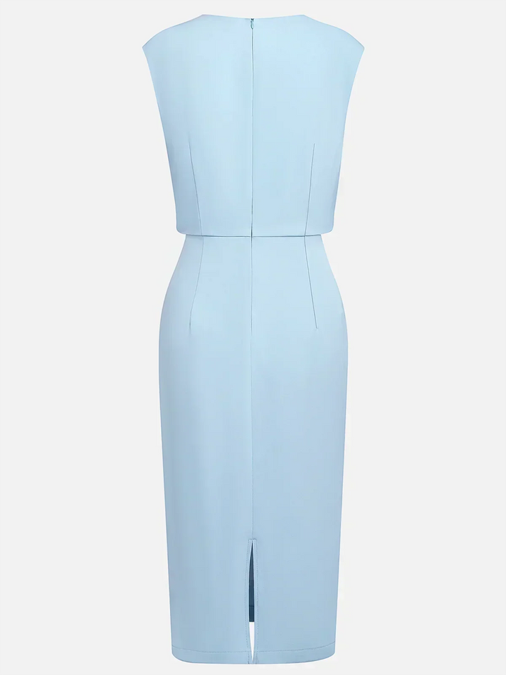 Elvira | Elegant Draped Midi Dress