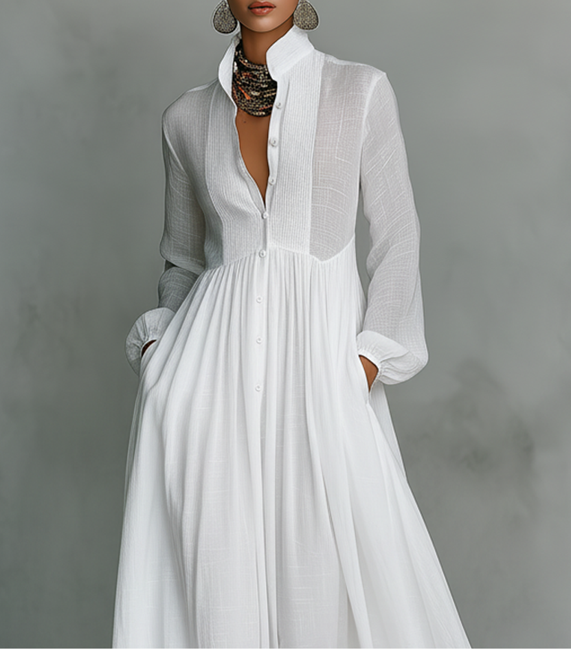Elisa | Minimalist Maxi Dress