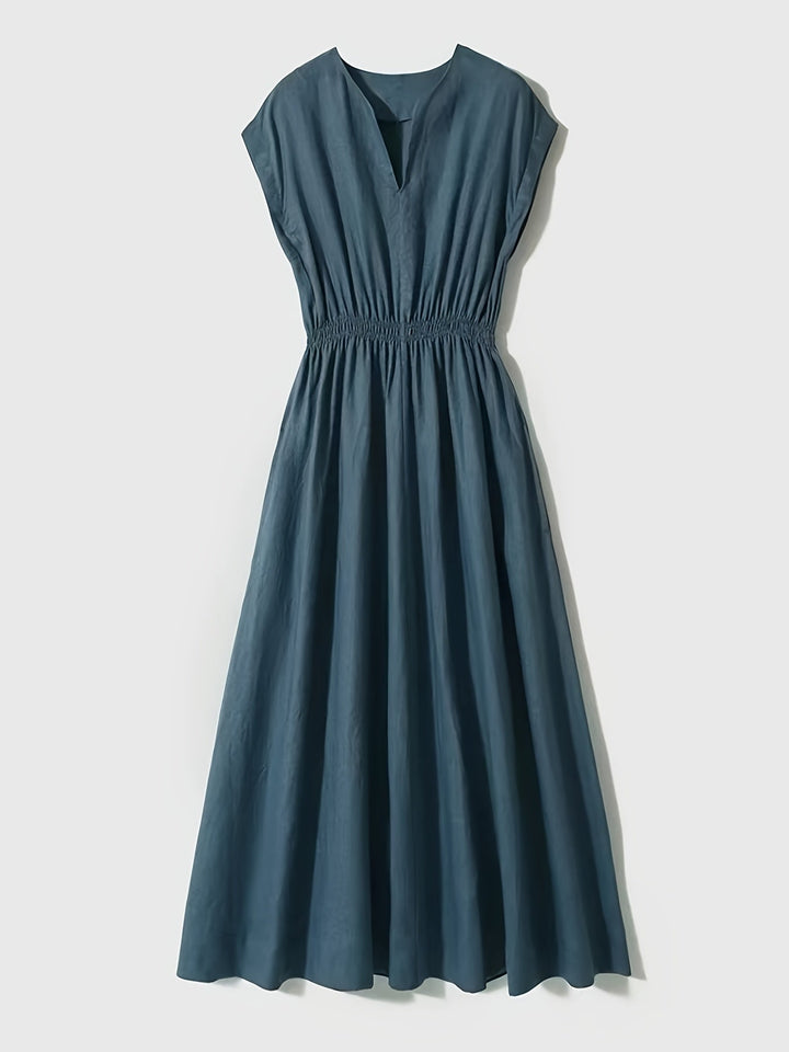 Lina | Flowing Linen-Blend Dress