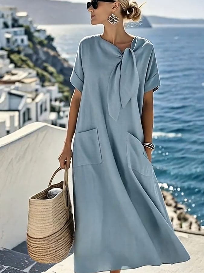 Mireille | Flowing Cotton Summer Dress