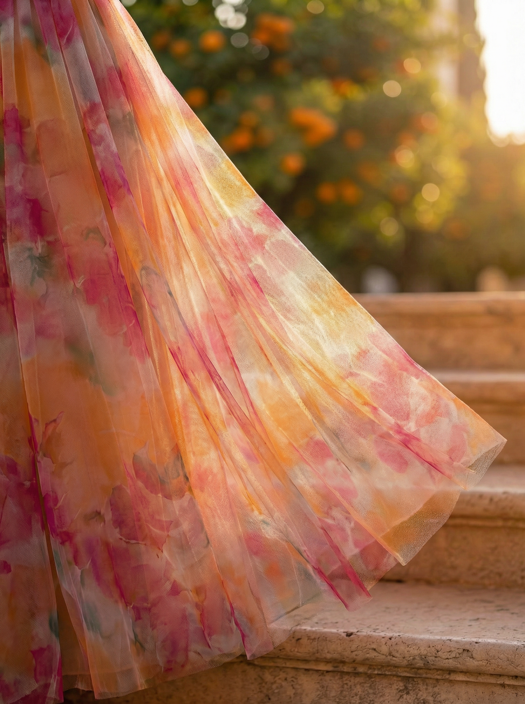 Marbella | Watercolour Floral Maxi Dress