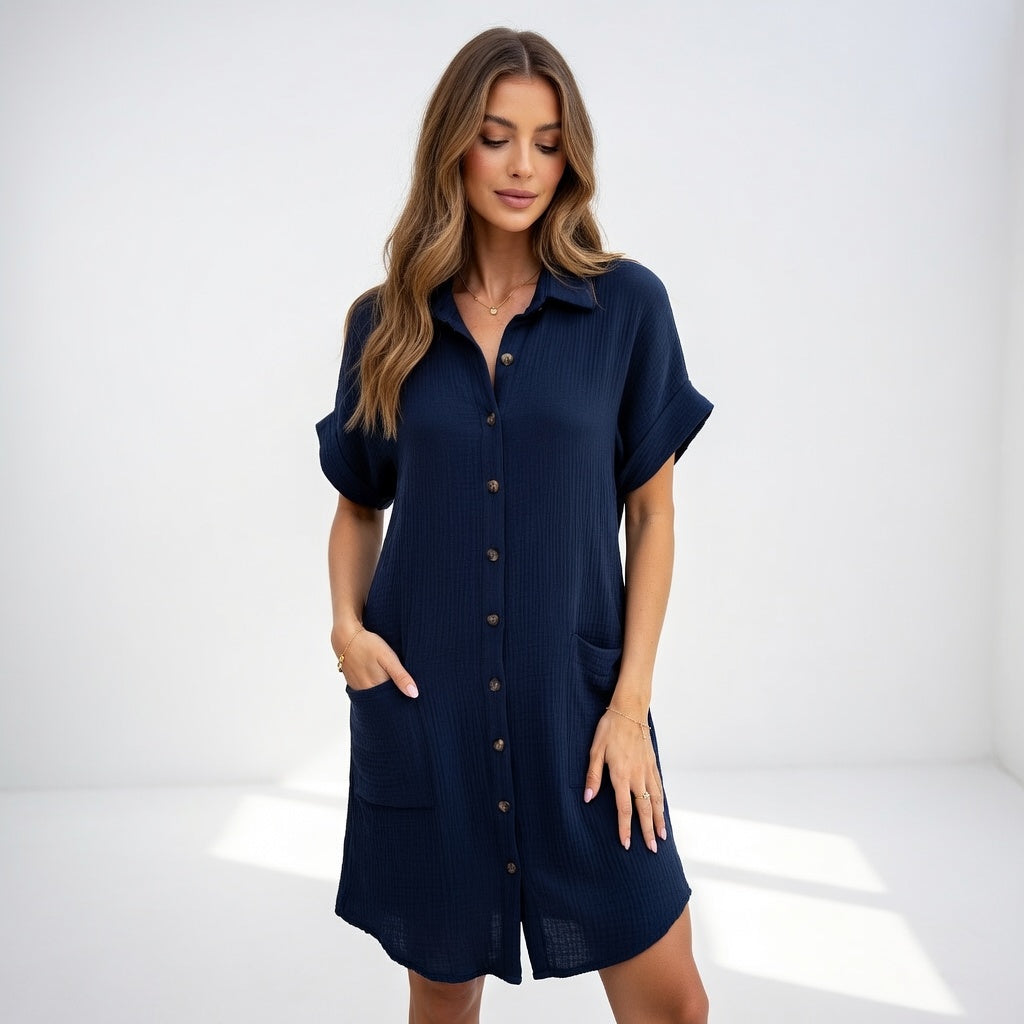 Beatrice | Effortless Shirt Dress