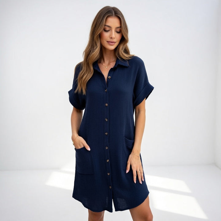 Beatrice | Effortless Shirt Dress