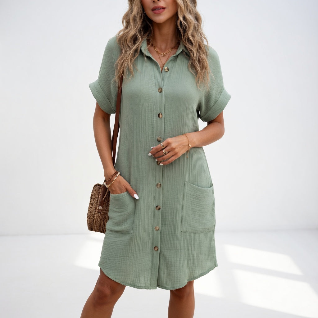 Beatrice | Effortless Shirt Dress