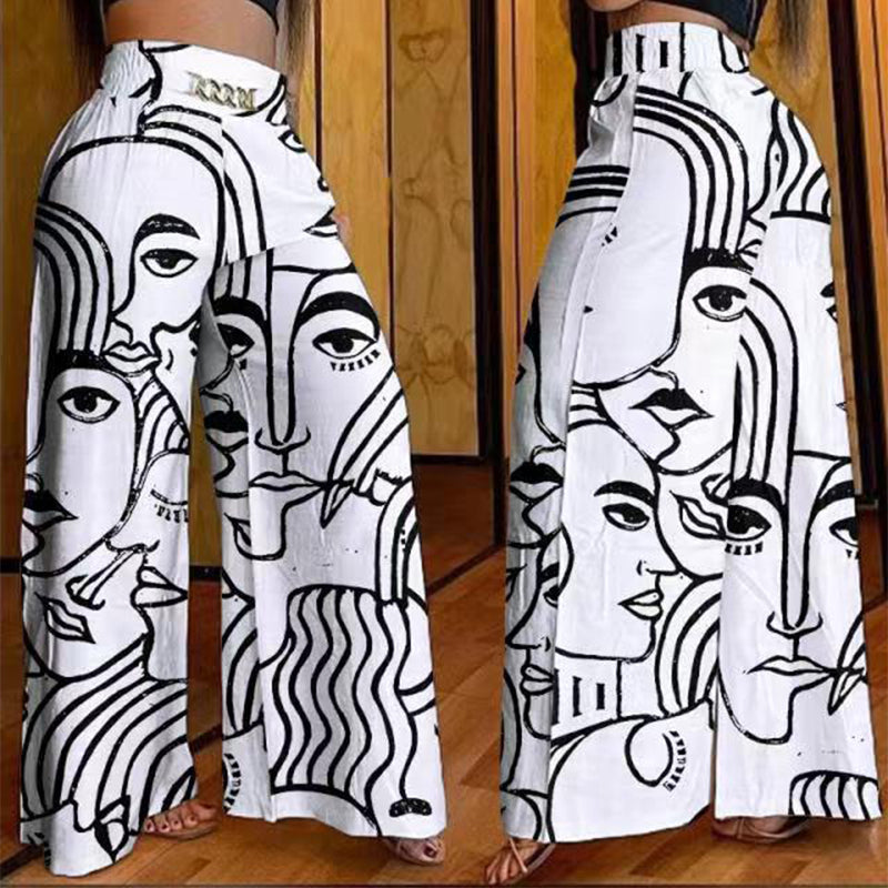 Evelyne | High-Waist Wide-Leg Trousers